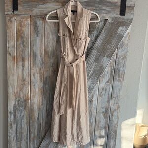 Banana Republic Beige Midi Dress